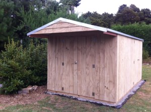 Garden Shed Central - front gable extention.